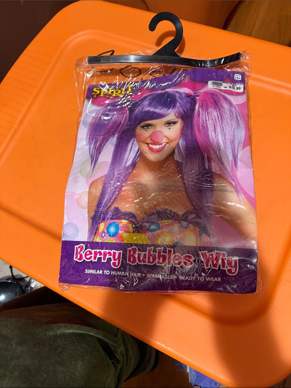 Spirit Purple & Pink Twin Ponytail Costume Wig